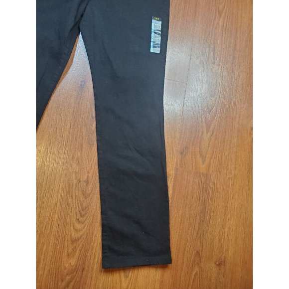 Lee Women's Effortless Wash & Wear Straight Leg Relaxed Fit Black 10Med  X  32 - Picture 5 of 8